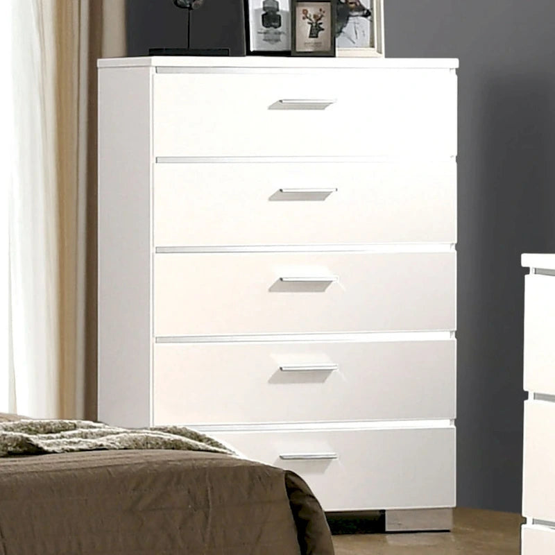 Ensemble lit de rangement deux pièces en bois massif et armoire haute modernes