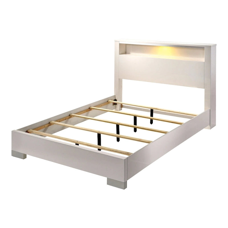 Ensemble lit de rangement deux pièces en bois massif et armoire haute modernes