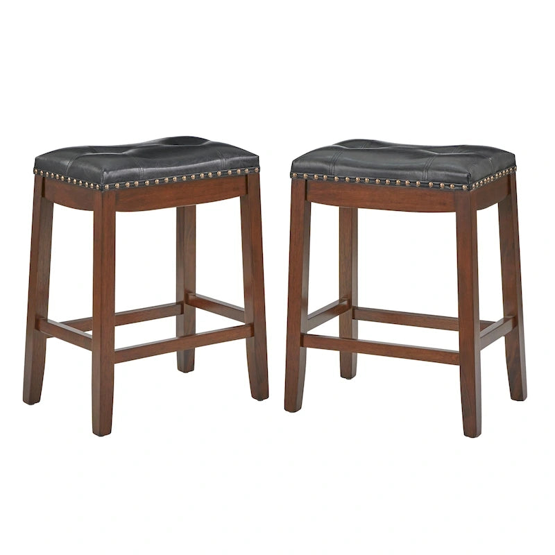 Tabourets de bar rembourrés de 74 cm (paquet de 2)
