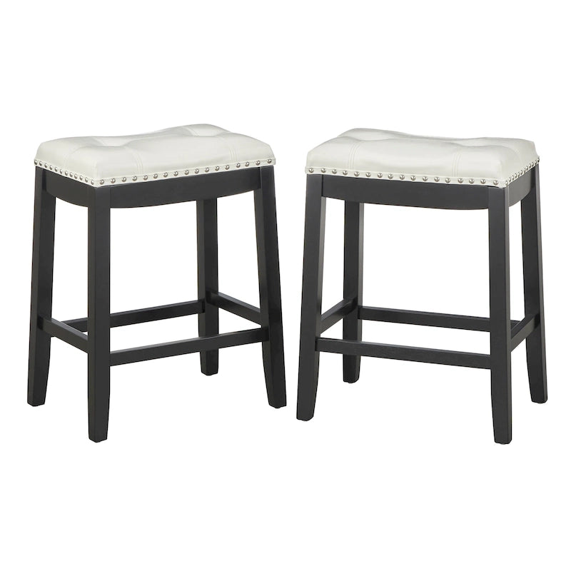 Tabourets de bar rembourrés de 74 cm (paquet de 2)