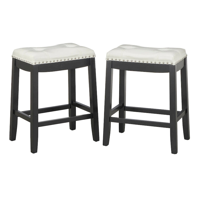 Tabourets de bar rembourrés de 74 cm (paquet de 2)