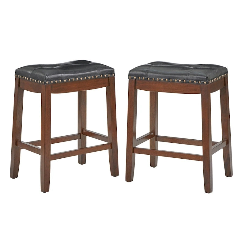 Tabourets de bar rembourrés de 74 cm (paquet de 2)