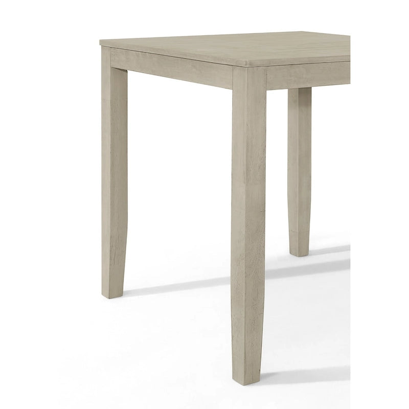 Table de salle à manger style bar minimaliste - grise