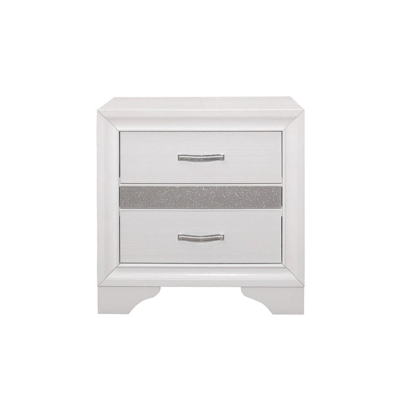 Lit plateforme de rangement moderne blanc en similicuir