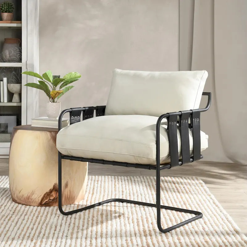 Fauteuil en cuir