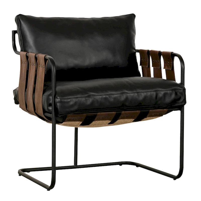 Fauteuil en cuir