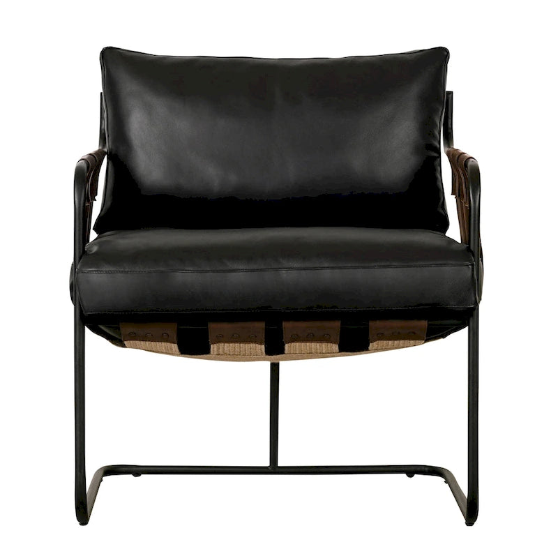 Fauteuil en cuir