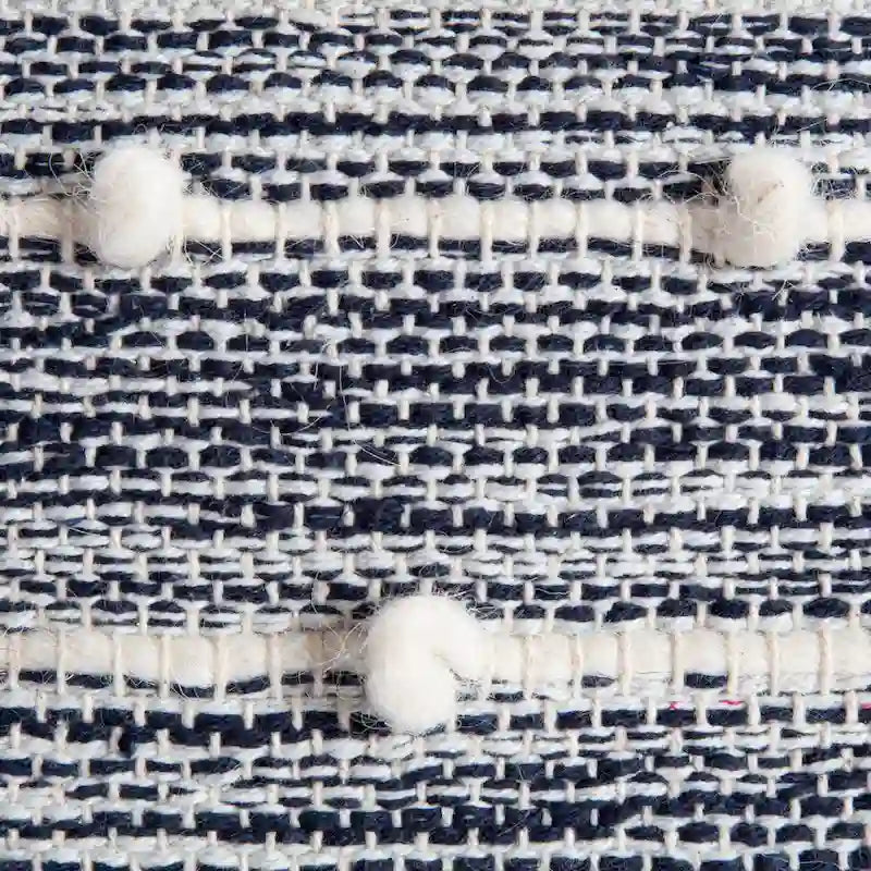 Pouf carré doux de 56 cm — Repose-pieds tissé à la main, adapté aux salons, chambres, chambres de bébé et chambres d'enfants